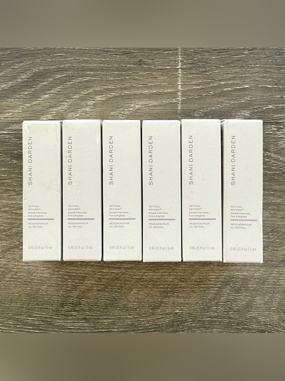 6X MINI SHANI DARDEN Retinol Reform Smooth Fine Lines Firm Brighten 5ml Each